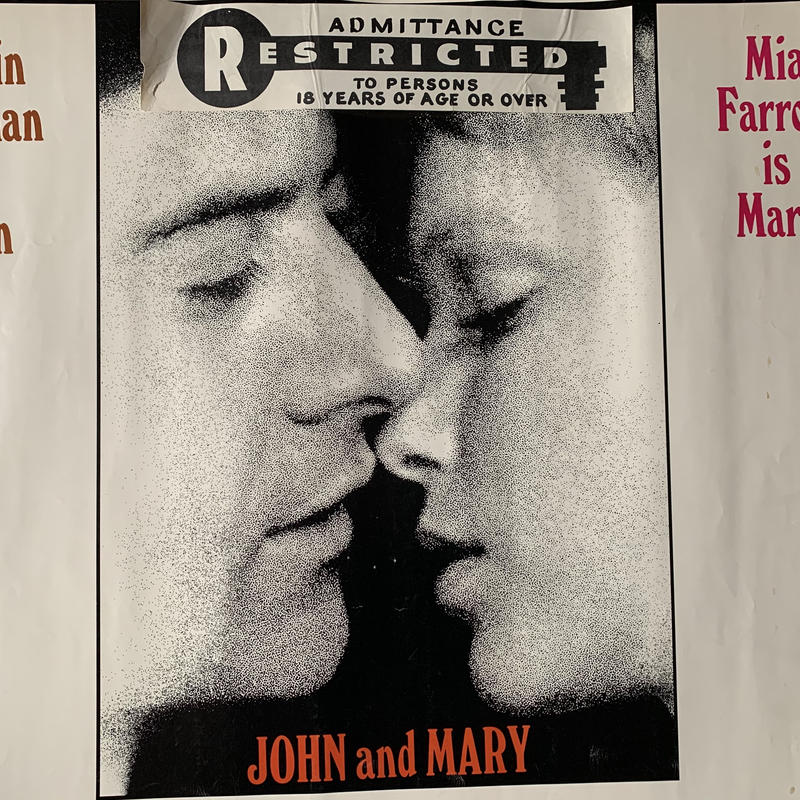 Op 019 ジョンとメリー John And Mary 映画ポスター 米国版オリジナ