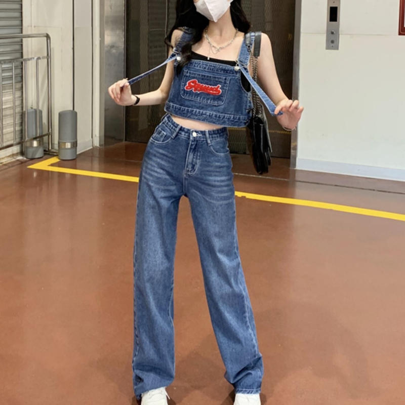 ショートタンクトップデニムep32 Keimy ギャル服ファッション10代代プチプラブ