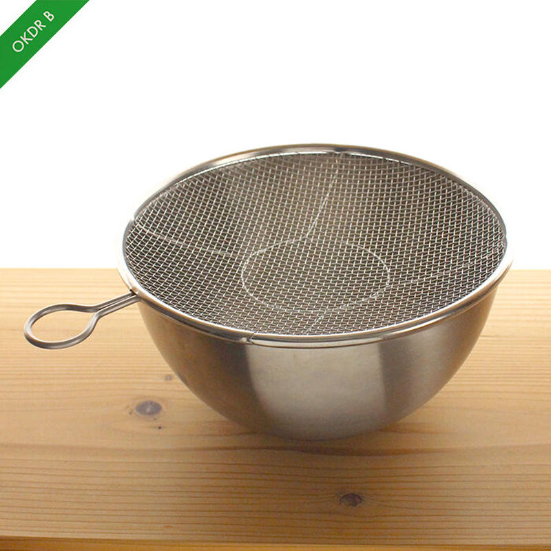 柳宗理ボウル リング付き盆ざる 24cm セット だいどこ道具ツチキリ