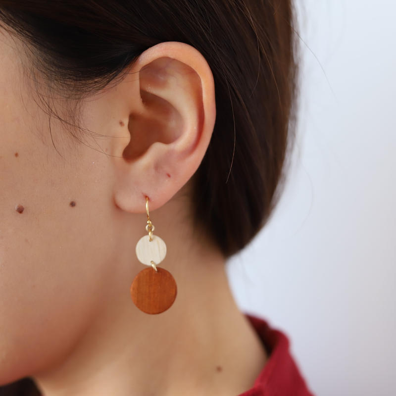 zakka sukui】木のピアス・イヤリング(デザインは全6種) | ケリーストア zakka sukui】木のピアス・イヤリング(デザインは全6種) | ケリーストア