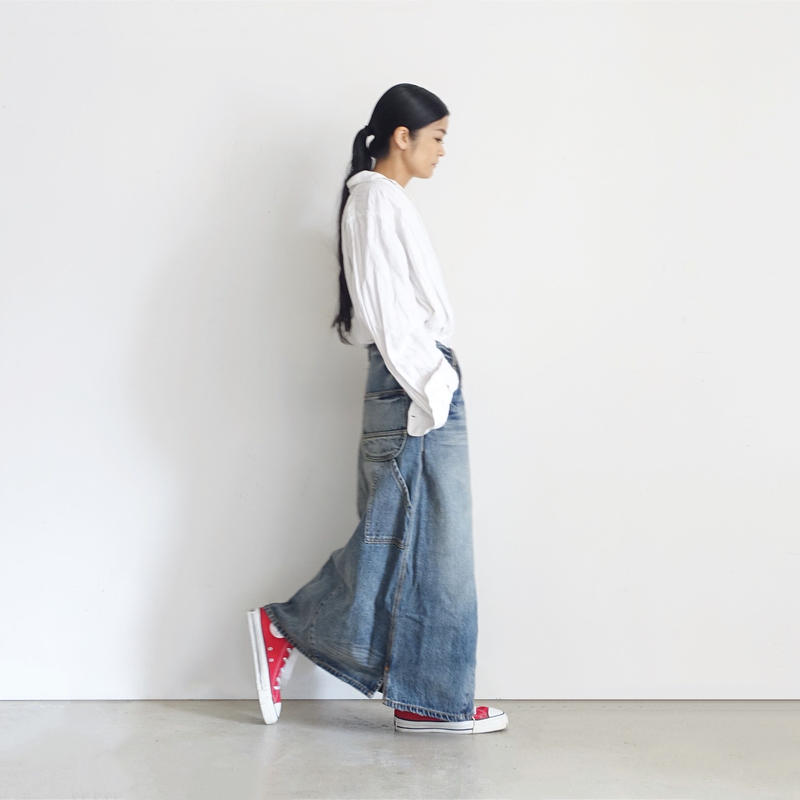 i c h i 201142 Denim Skirt / A : LIGHT・2 SIZE ...