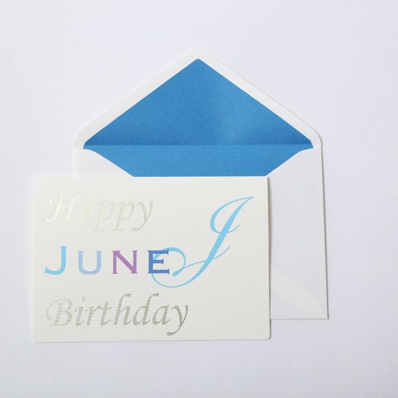 バースデーカード 6月 日にち入り Kifnask