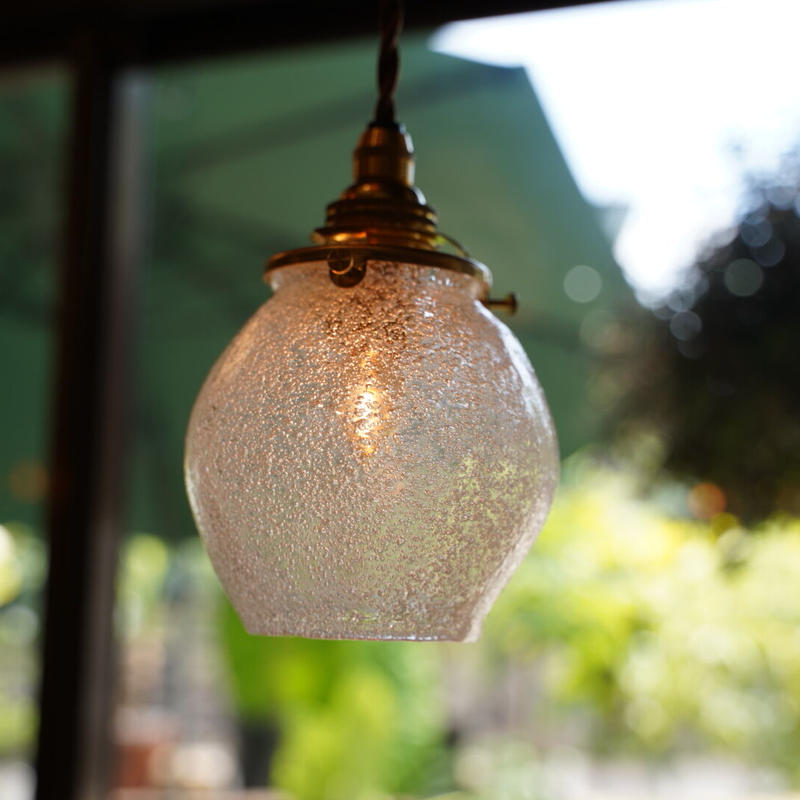 稲嶺盛吉作　琉球ガラス　ランプ 琉球ガラスの名工 故 稲嶺盛吉 ランプ