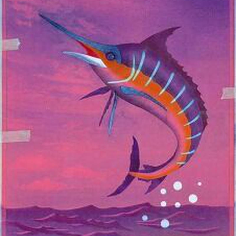 B5 カジキマグロ きままハウスパステルアートショップ