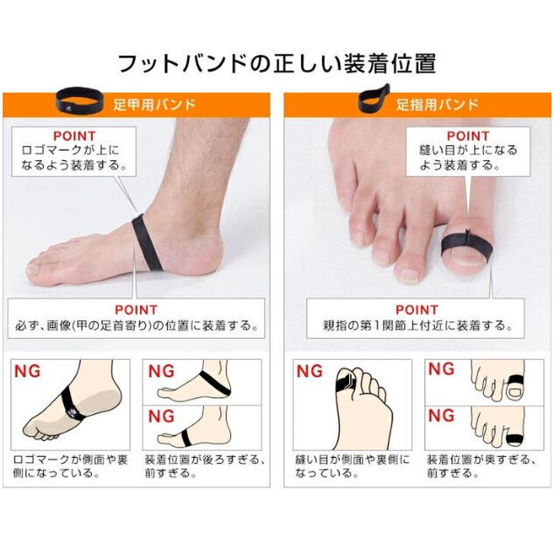 ファイテン フットバンド 各種サイズ Kinetic Act Store