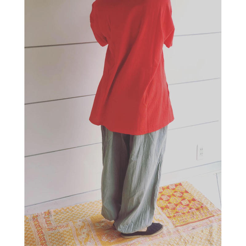 ヂェン先生の日常着 バルーンパンツスリムm 薄灰色 古民家おうちさろん キのハ