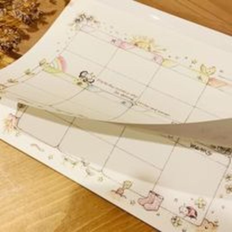 サイズのスケジュール帳 日にち書き込み型 Kirariミュージックstore