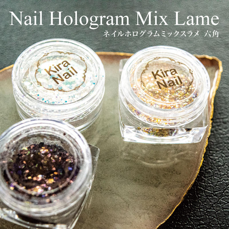 Kiranail ネイルホログラムミックスラメ Kira Nail