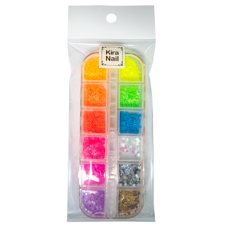 5月1日発売 Kiranail ネオンカラーホロセット スター Kira Nail