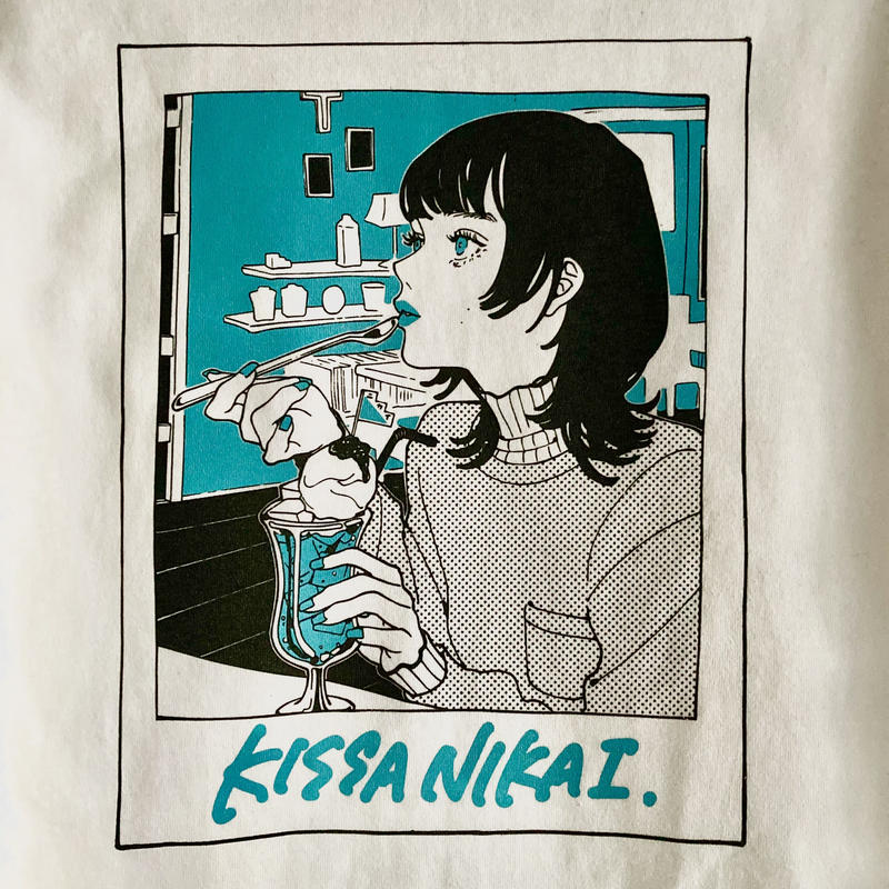 Nakaki Pantz 喫茶ニカイコラボロンｔ White Kissa Nikai