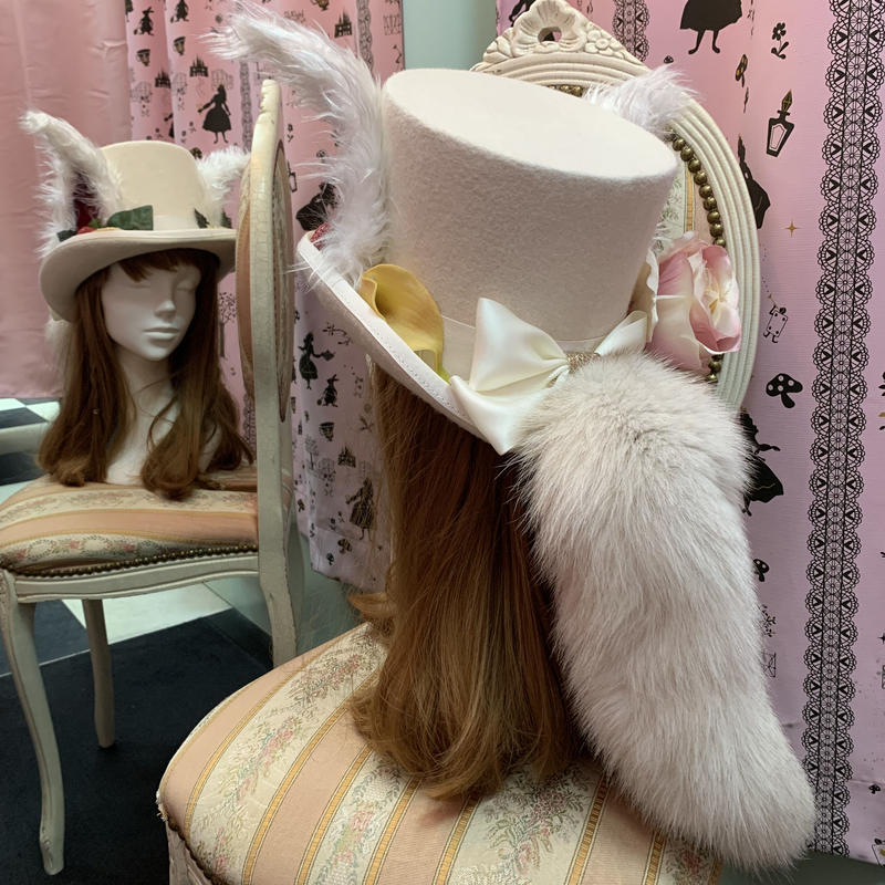 ゴシックホリック 耳しっぽシルクハット 白 Kist Online Store