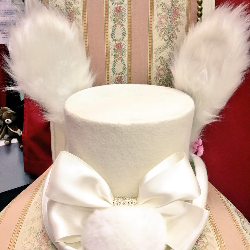 ゴシックホリック うさ耳しっぽシルクハット 白 Kist Online Store