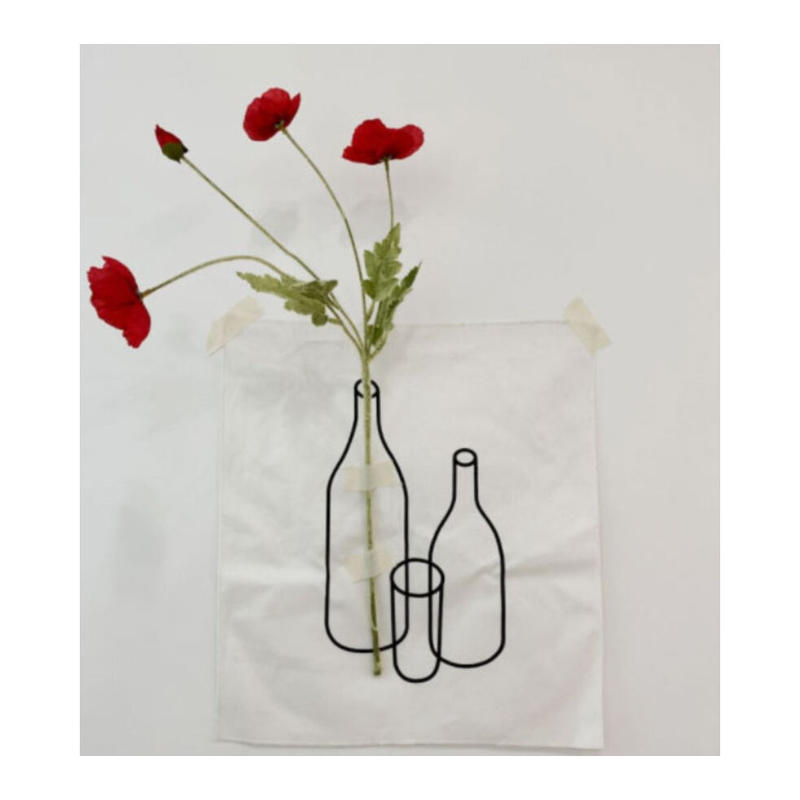 花瓶 アート ファブリック ポスター Kiter