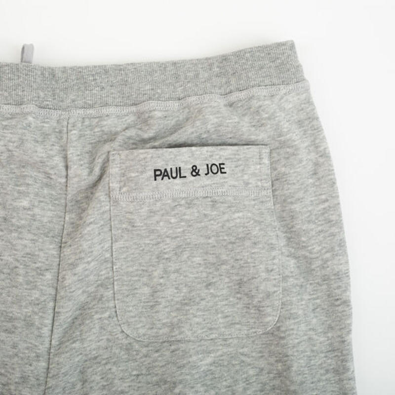 Paul Joe ワンポイントロゴ ミニ裏毛 ムジ メンズ ルームウェア ロングパンツ スウェ