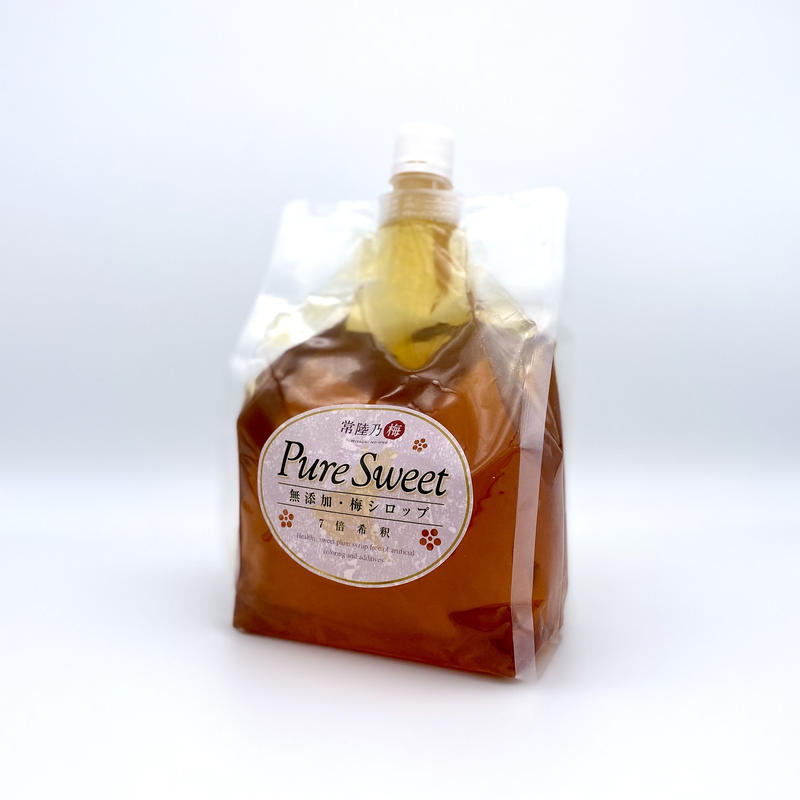 常陸乃梅シロップ Pure Sweet 青梅 徳用1l 吉田屋オンラインショップ 創