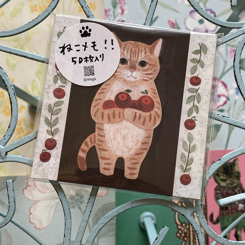 水彩画 猫 イラストレーター メモ 茶トラ りんご リンゴ コチカーニバル第2楽章 水彩画 猫 イラストレーター メモ 茶トラ りんご リンゴ コチカーニバル第2楽章