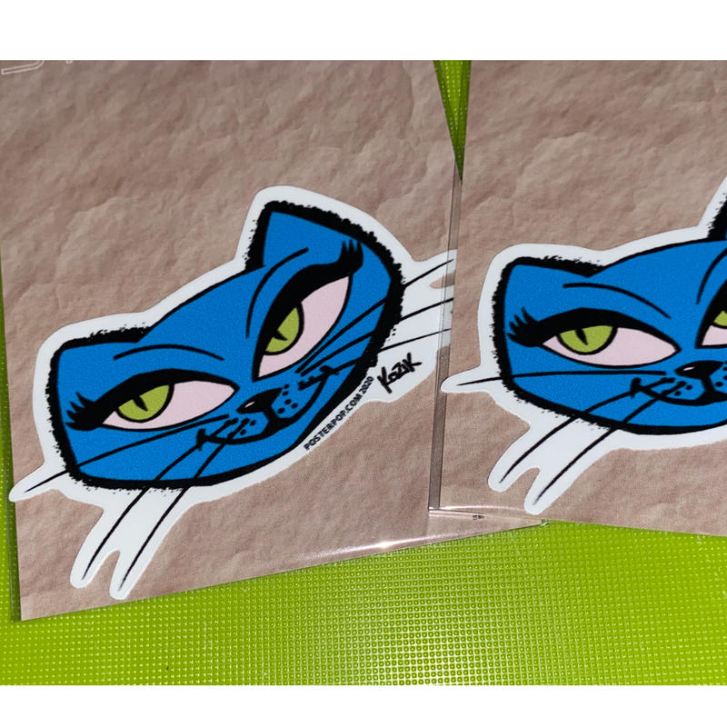 アメリカ 猫 Frank Kozik フランク コジック 耐水ステッカー コﾁカｰﾆ