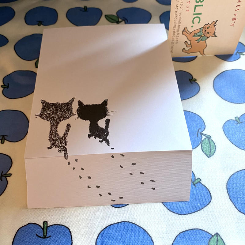 オランダ絵本 ピムとポム 斜めカット メモブロック フィープ ヴェステンドルプ 猫 コﾁカ