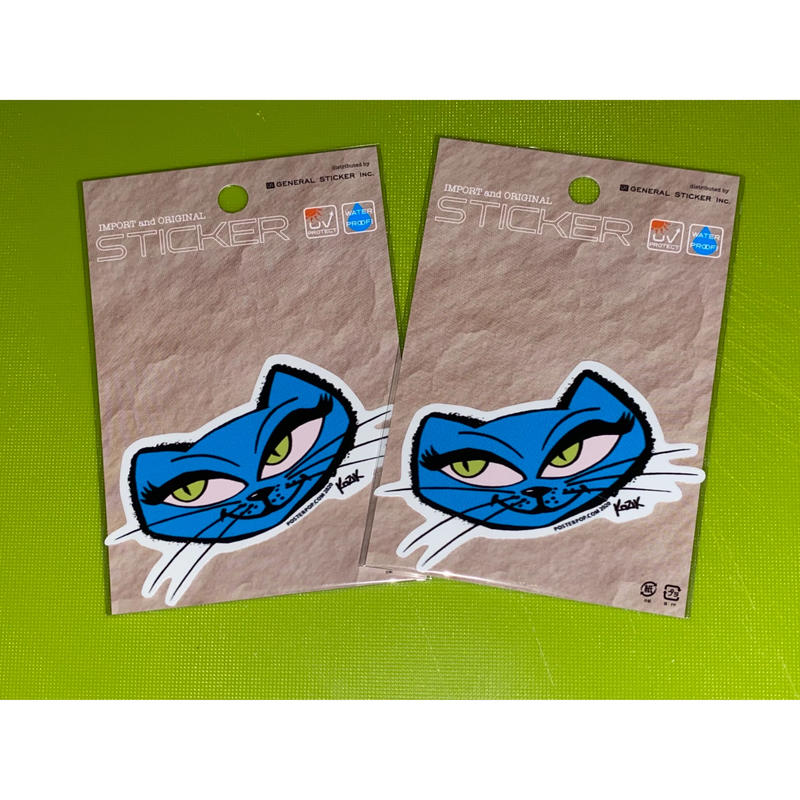 アメリカ 猫 Frank Kozik フランク コジック 耐水ステッカー コﾁカｰﾆ