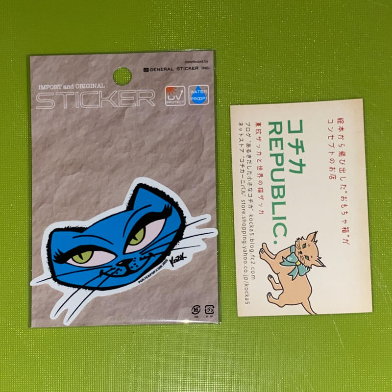 アメリカ 猫 Frank Kozik フランク コジック 耐水ステッカー コﾁカｰﾆ