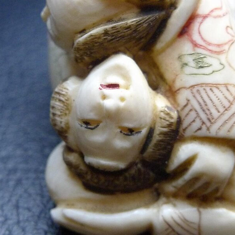根付け　置物　行水　春画 根付け 置物 行水 春画