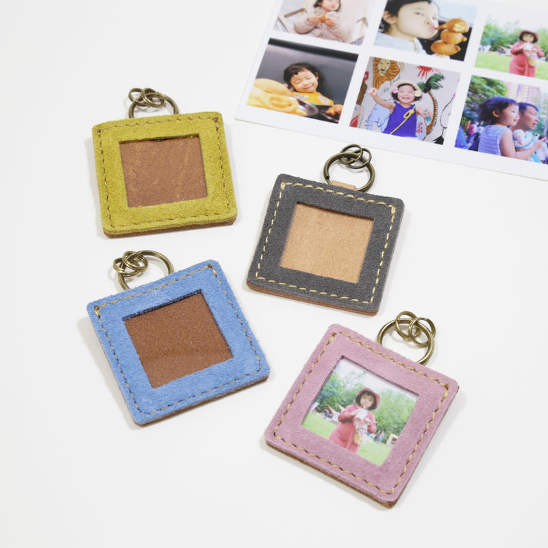 Monogram ましかくレザーミニフォトフレーム スエード コイデカメラ オンラインストア