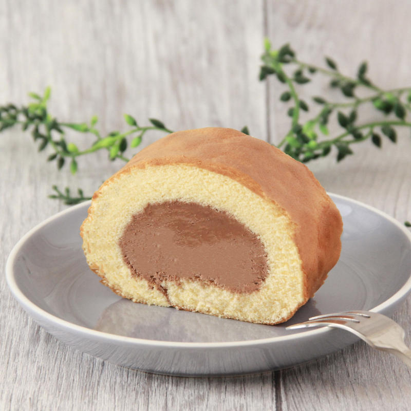 熊本県産小麦使用 ベルギーチョコロールケーキ １個 古今堂