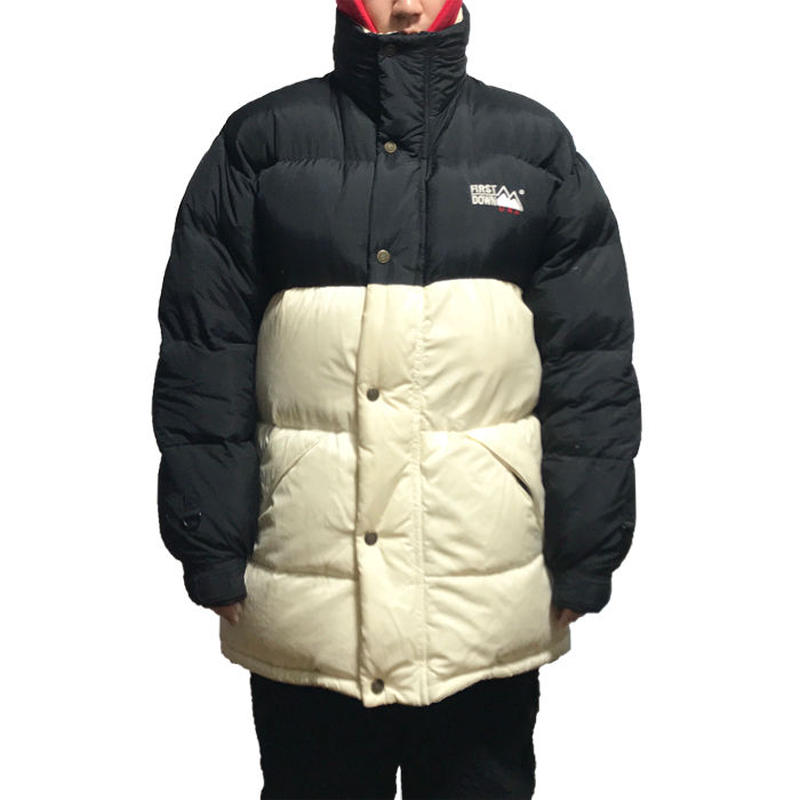 【値下げ中】90s FIRST DOWN ダウンジャケット　FD-44075 ダウンジャケット 送料無料価格