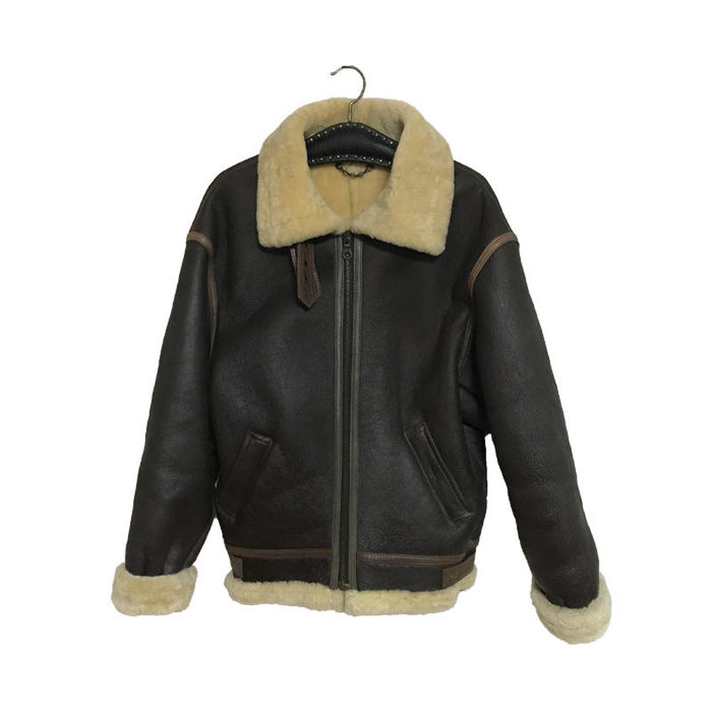 USED】MOUTON B-3 BOMER JACKET MADE BY TEODEM |