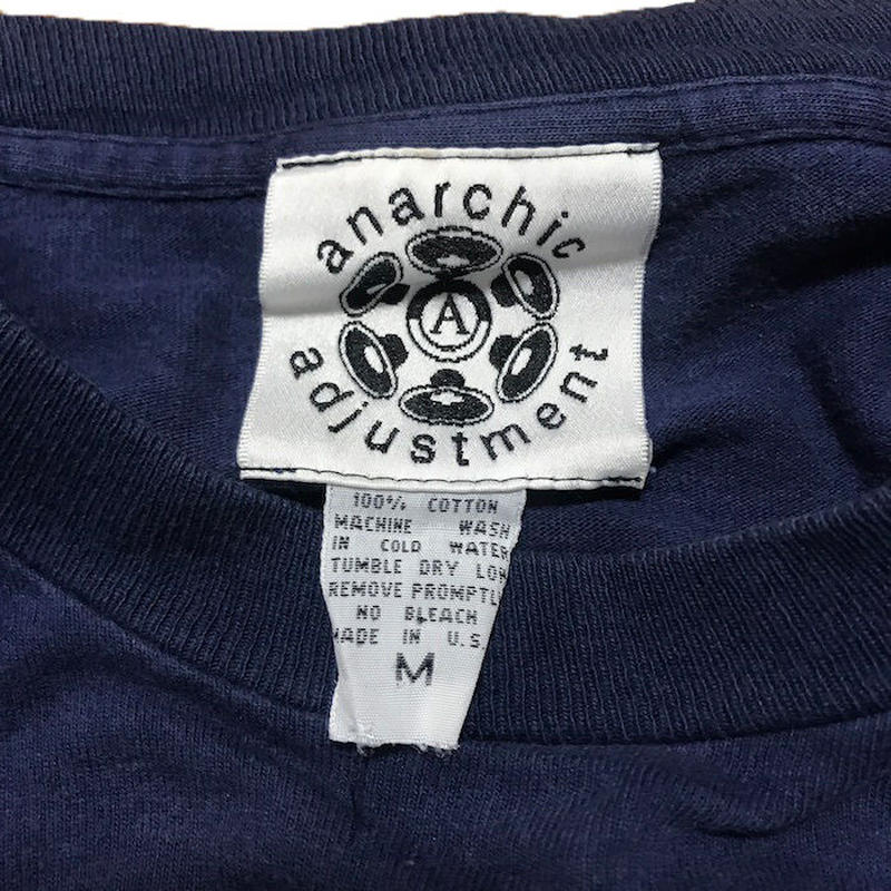 USED】90'S ANARCHIC ADJUSTMENT L/S T-SHIRT | KO 取り扱い店舗 anarchicadjustment tee 90s unknown Tシャツ/カットソー(半袖/袖なし)