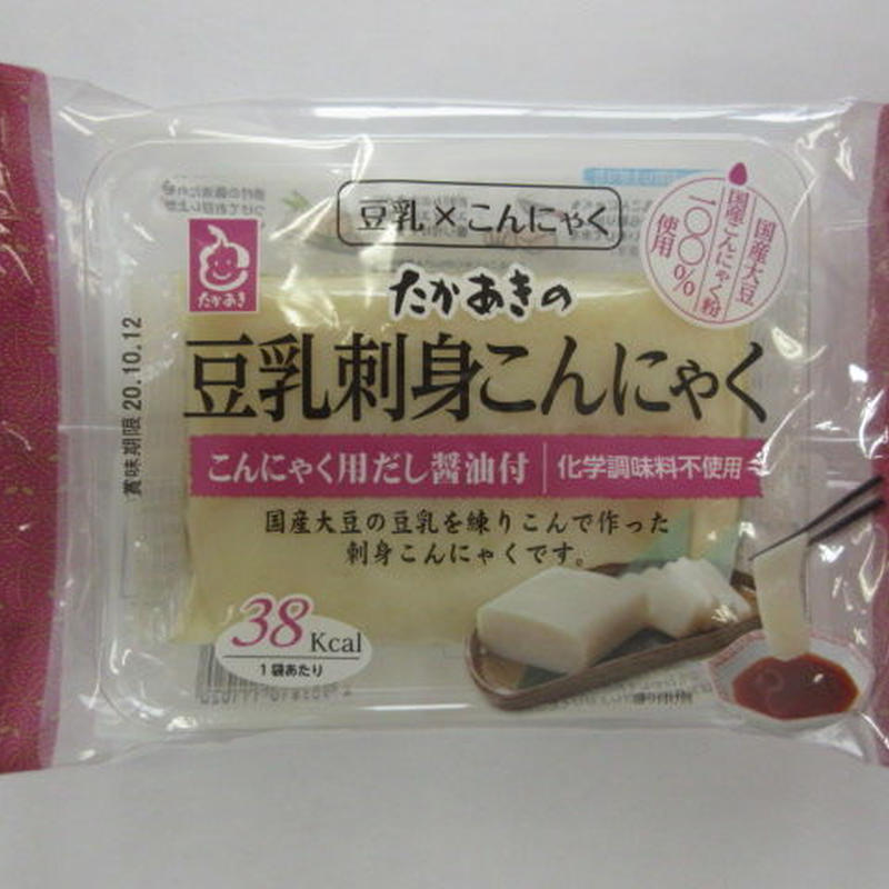 リピーター人気no 1当店オリジナル やわらか豆乳さしみこんにゃく 特製醤油たれ