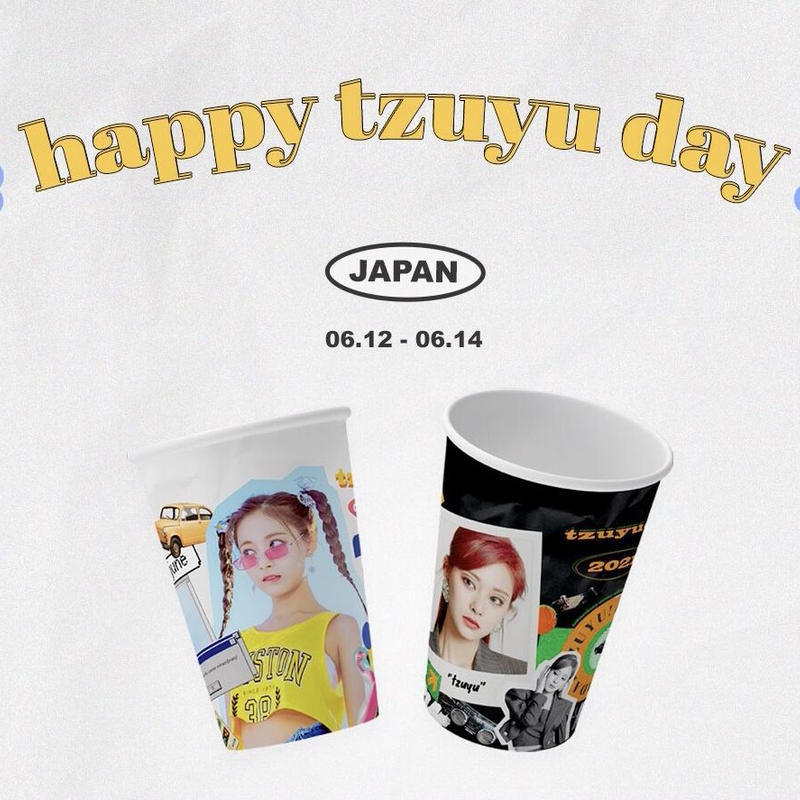 大阪心斎橋 店舗受領予約 ドリンク１杯 Twice ツウィ 誕生日カップホルダー Osh