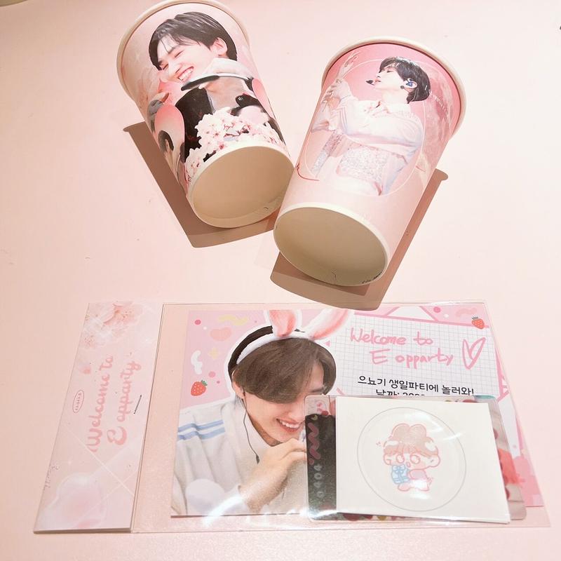 全国配送 ドリンク券 Superjunior ウニョク 誕生日カップホルダー Oshi 全国配送 ドリンク券 Superjunior ウニョク 誕生日カップホルダー Oshi