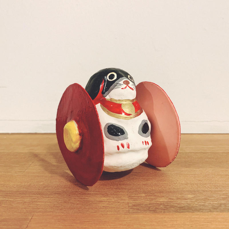 浜松張子 二橋志乃の 犬ころがし 犬車 象々の郷土玩具 浜松張子 二橋志乃の 犬ころがし 犬車 象々の郷土玩具