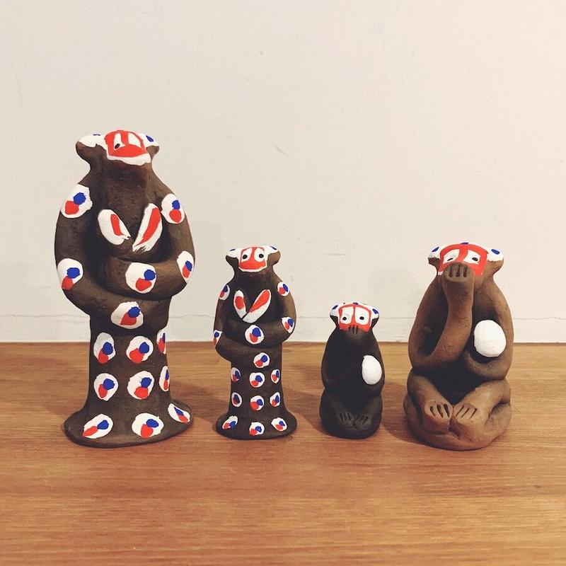 郷土玩具 木葉猿窯元原始猿 | fortal.co