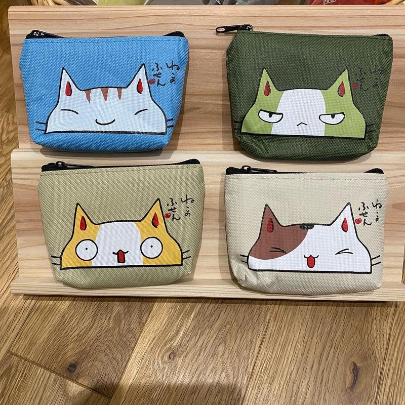 ハンドメイド リバティ アリス ラベンダー 猫ちゃん ポーチ