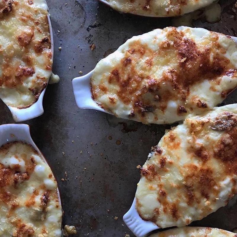 ミートボールカレーとオニオングラタンスープ マカロニグラタンのセット 洋食kuchibue