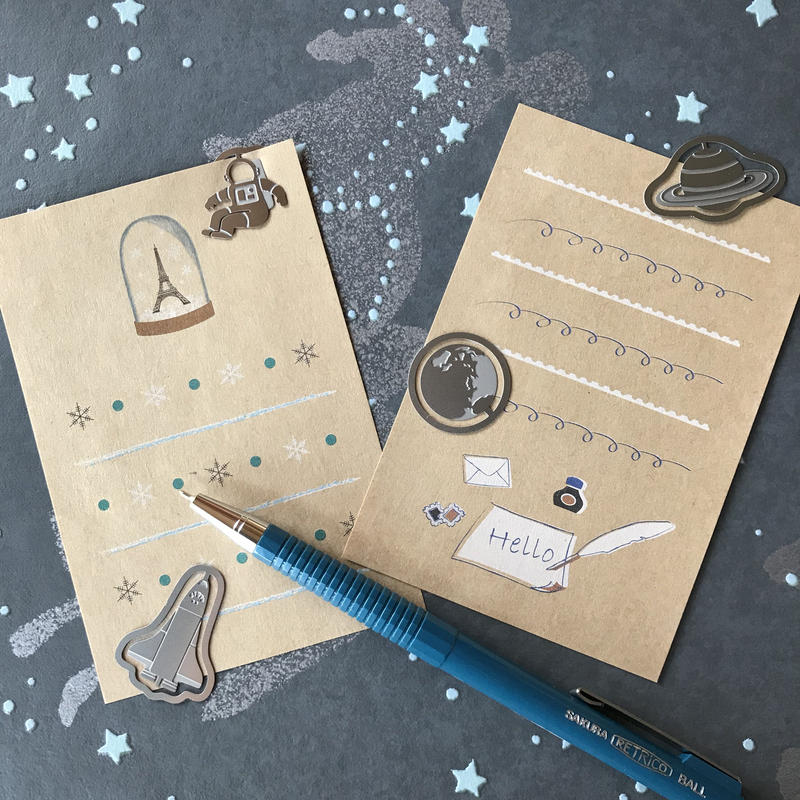 世界のかわいいミニレター クジラ文具店