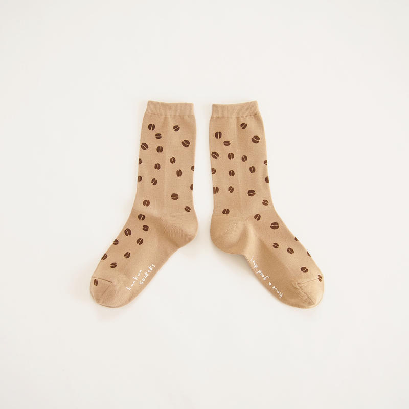コーヒー豆靴下 キャラメルマキアート Kunkun Shop