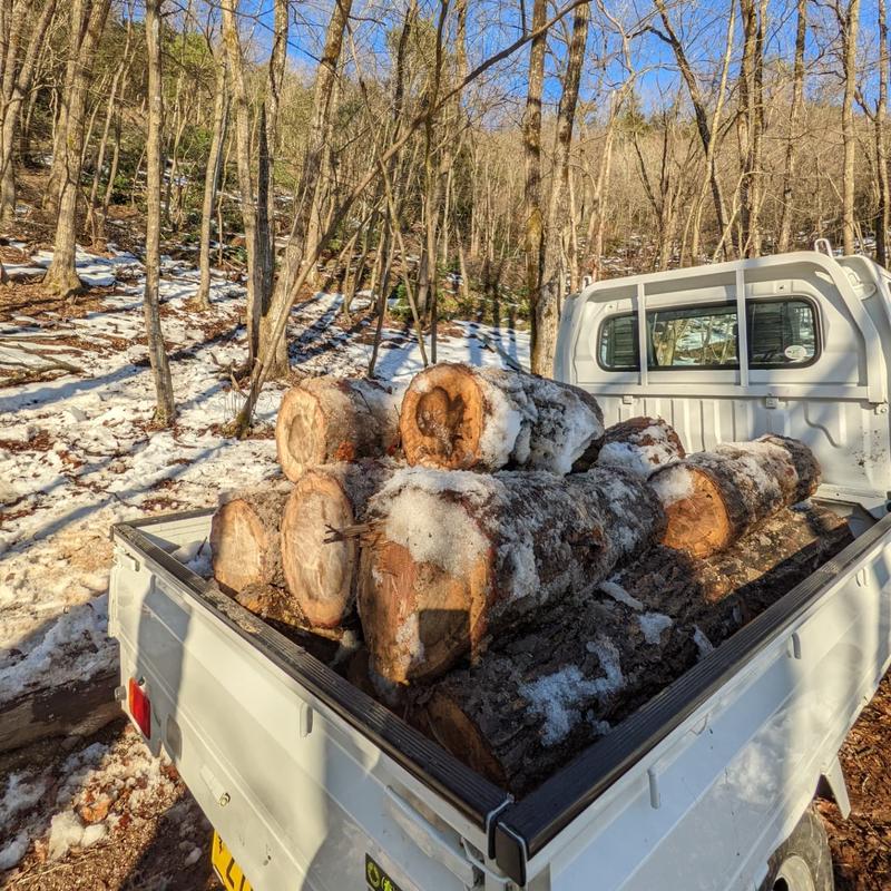 薪用、クヌギ ナラ 軽トラ1台分 薪用、クヌギ ナラ 軽トラ1台分