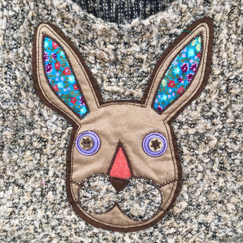 Used100cm うさぎワンピース こども服ハウス くるくる山