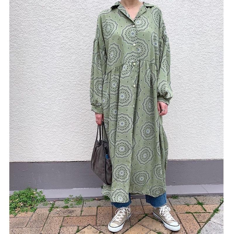 ペイズリー柄ワンピース Selectshop Kusukusu