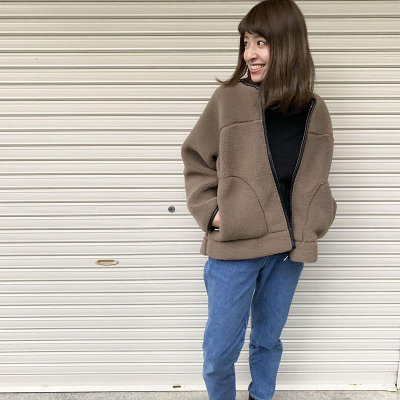 ボアショートブルゾン | selectshop kusukusu