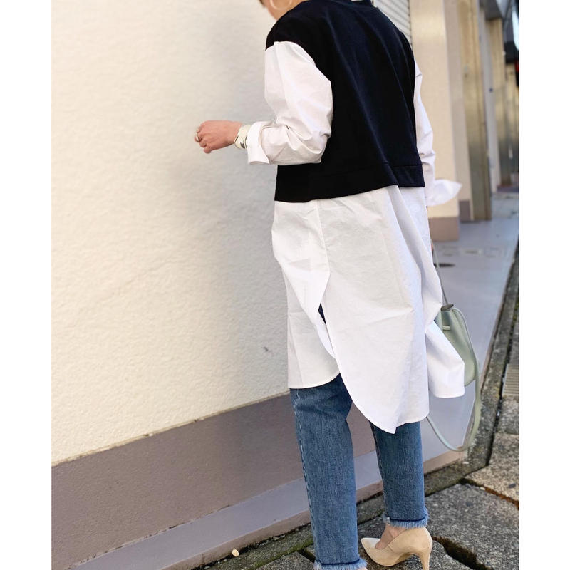 ドッキングシャツワンピース | selectshop kusukusu