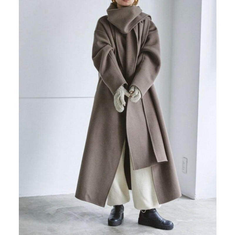 Stole Wool Coat | selectshop kusukusu