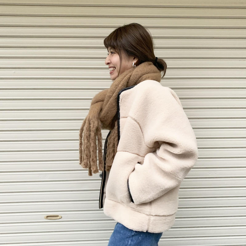 ボアショートブルゾン | selectshop kusukusu