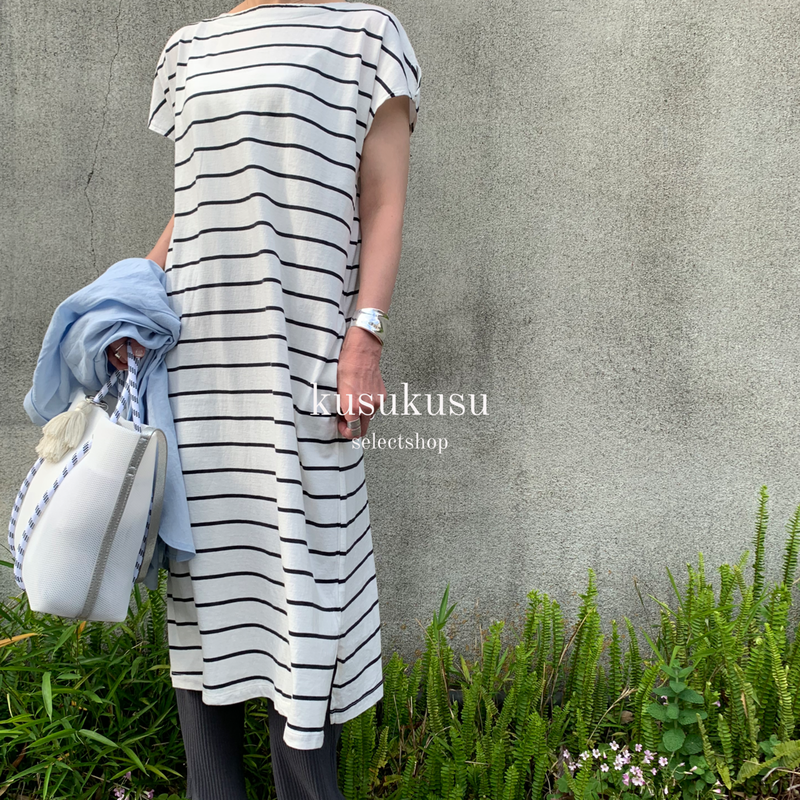 ボーダーワンピース Selectshop Kusukusu
