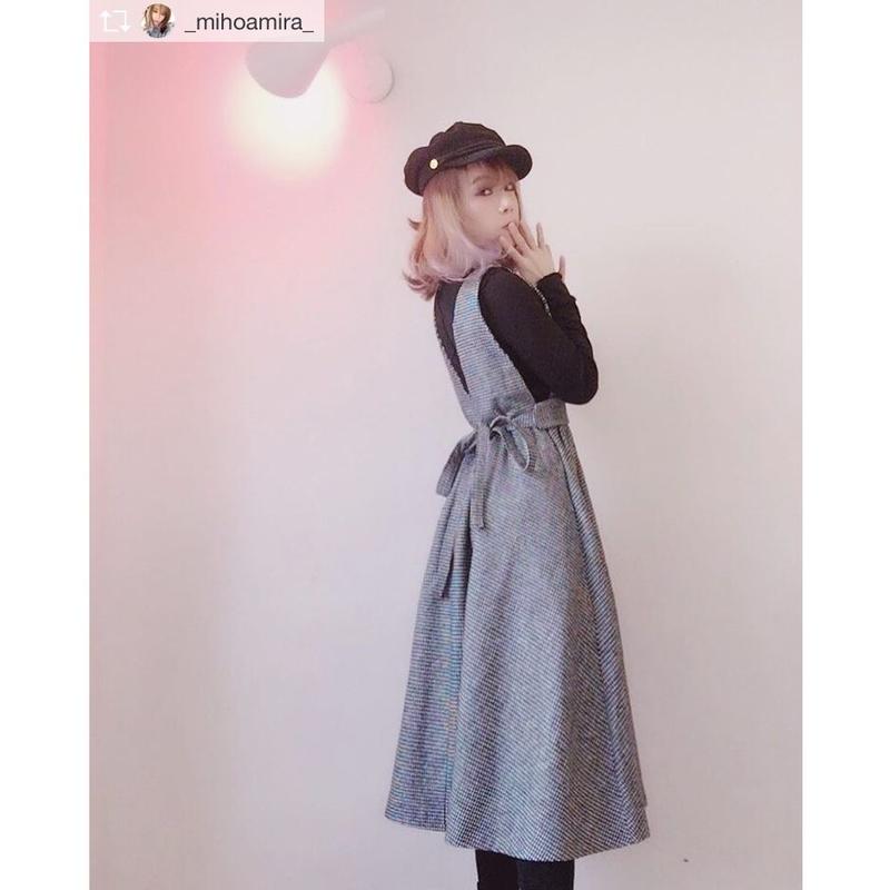 バックリボン大人ガーリーワンピース Amira