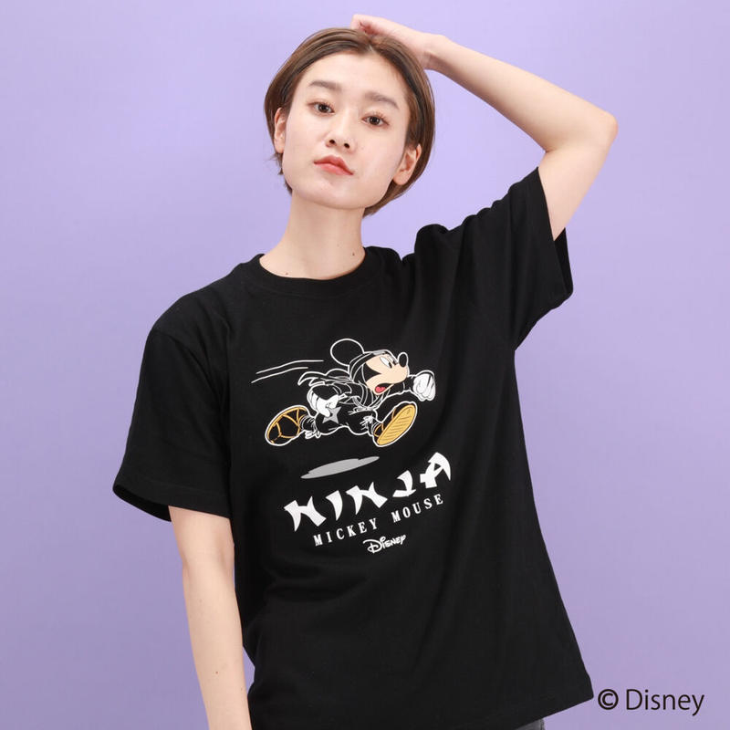 Mickey Run Tシャツ Mickey Run T Shirts White 忍者