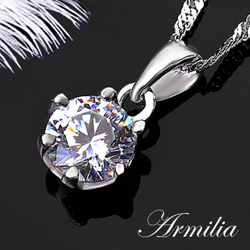 Swarovski スワロフスキー ネックレス レディース 一粒 １ ０カラット スターリング